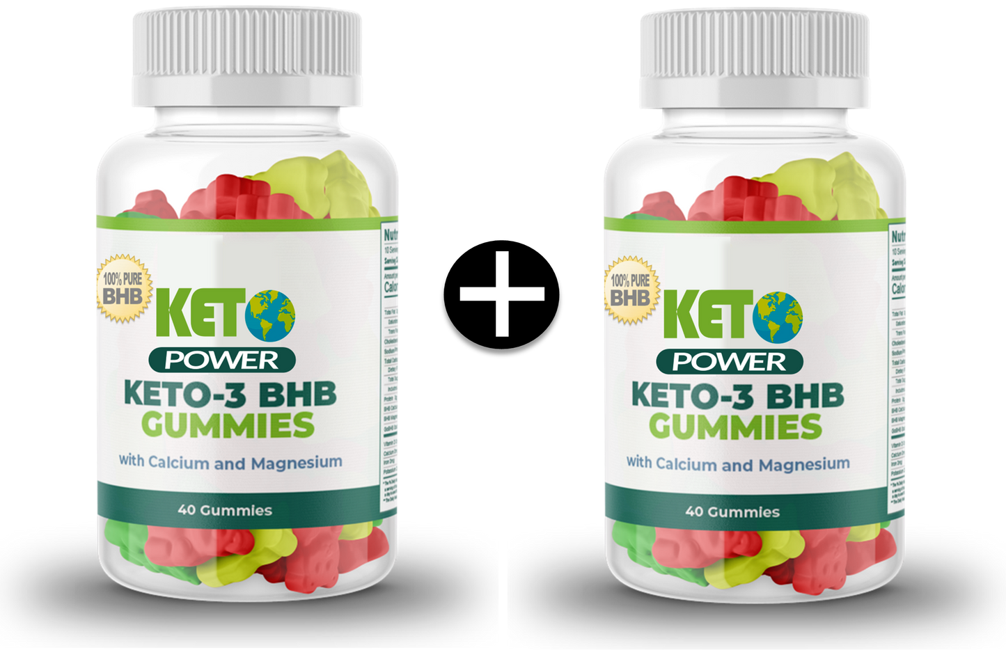 KETO BHB Fat Burning Gummies Bundle - Monthly Subscription 2 Bottles/month